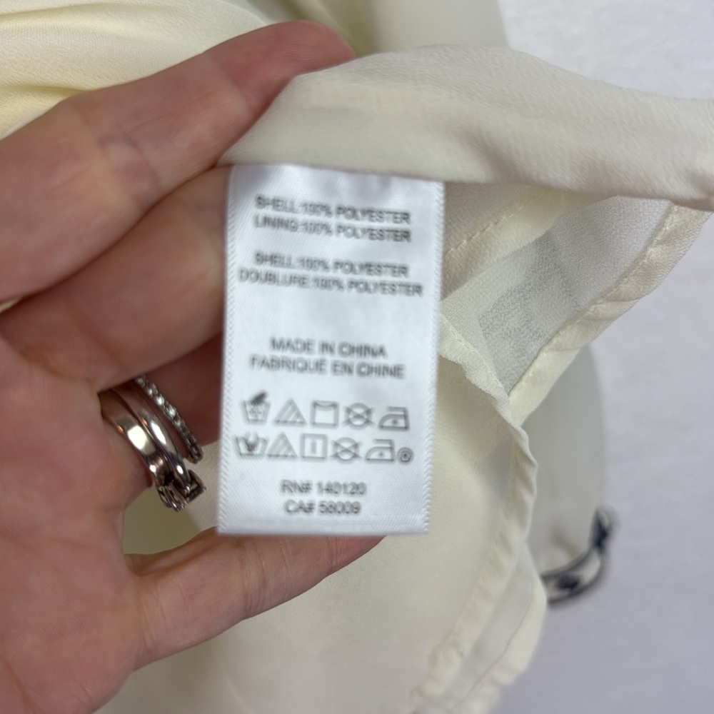 New nwt Stella & Dot Maette Lela Embroidered Blouse top M - Picture 9 of 13